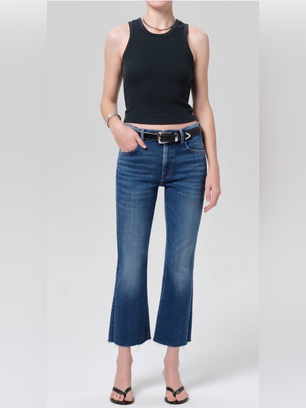 Citizens of Humanity Isola Cropped Bootcut Jeans